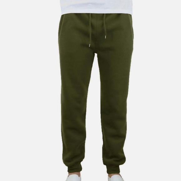 Women's Galaxy by Harvic Fleece Loose Jogger Sweatpants Size XXL Olive Green - Picture 4 of 15